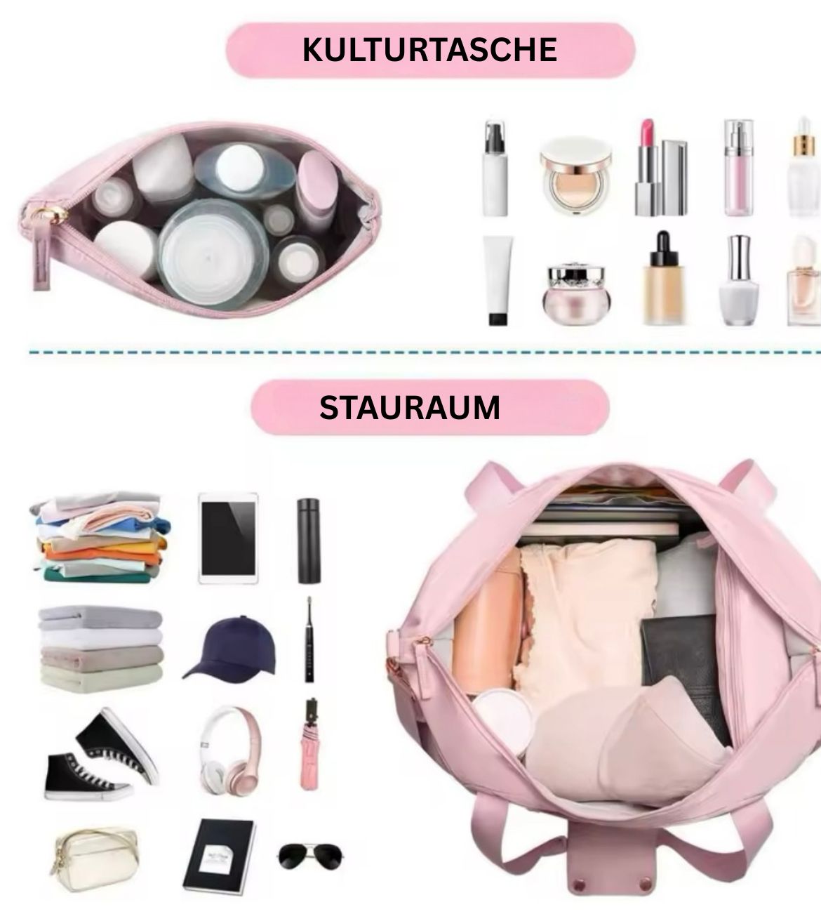 „ AllSet“ GymBag – smarte Sport- und Reisetasche mit USB