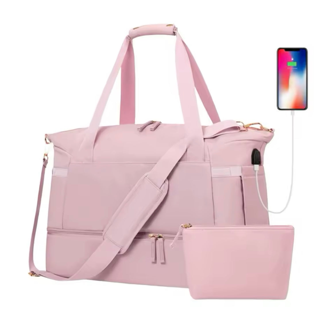 „ AllSet“ GymBag – smarte Sport- und Reisetasche mit USB