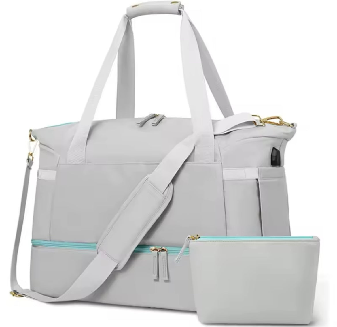 „ AllSet“ GymBag – smarte Sport- und Reisetasche mit USB