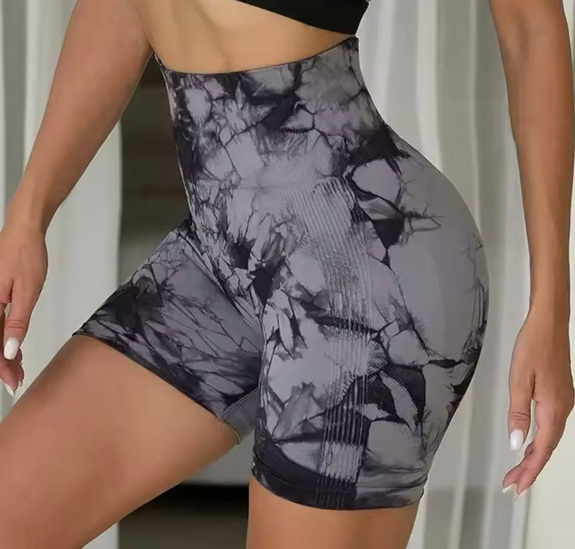 „Flowya“  Batik Fitness-/ Yoga Shorts