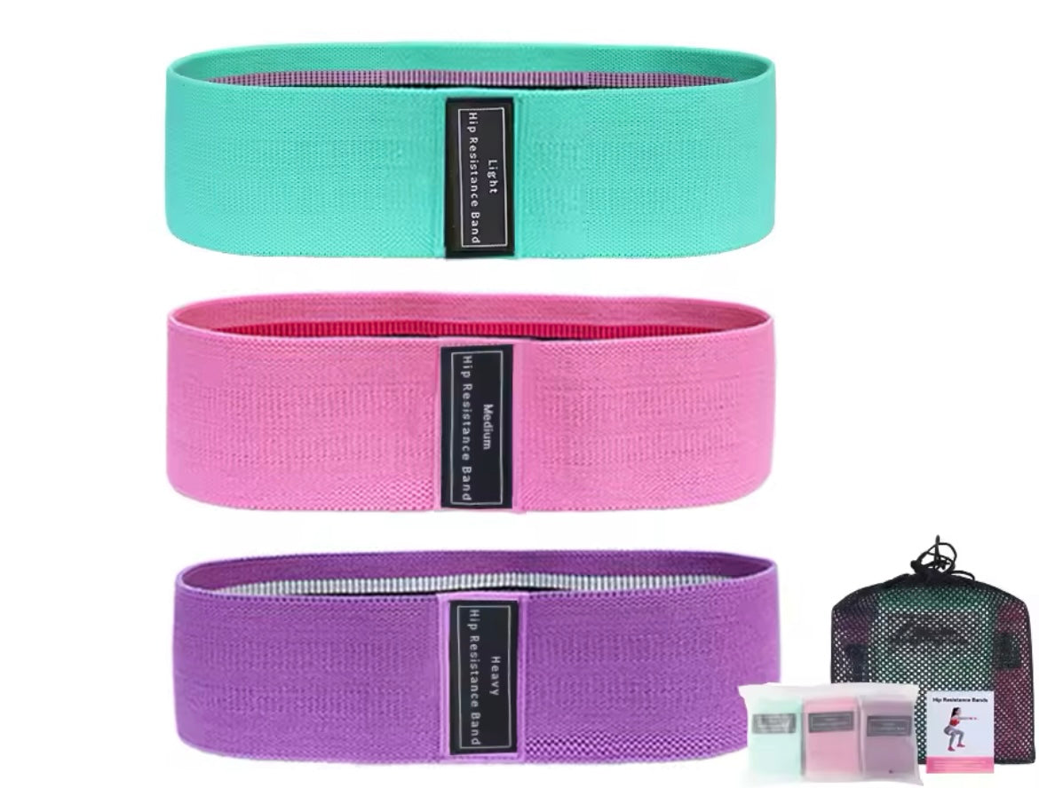 „Shape Pro“ – Fitness Widerstandsbänder für Beine & Po – 3 Stärken