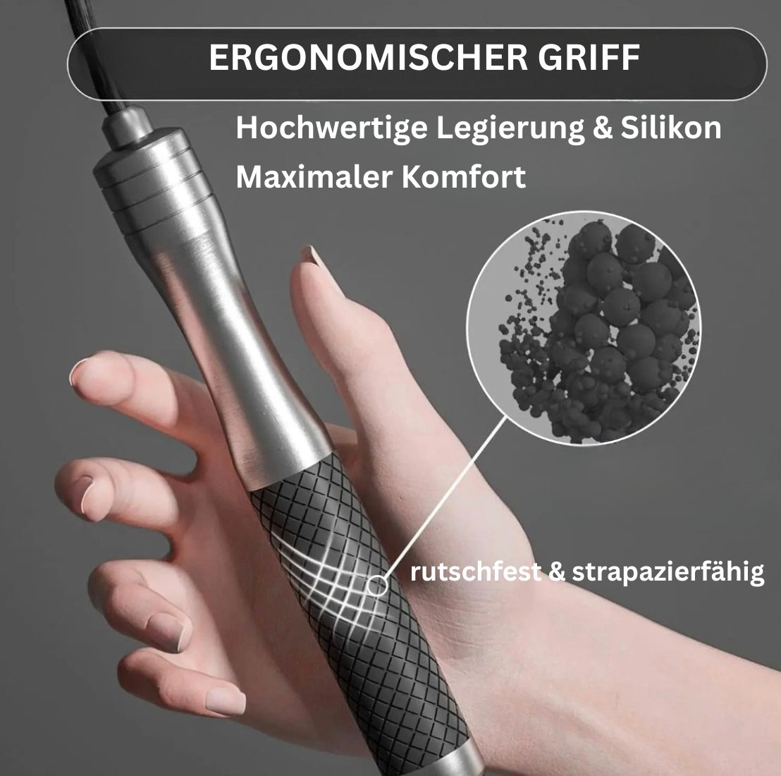 „AeroSpeed“ Springseil aus Aluminium