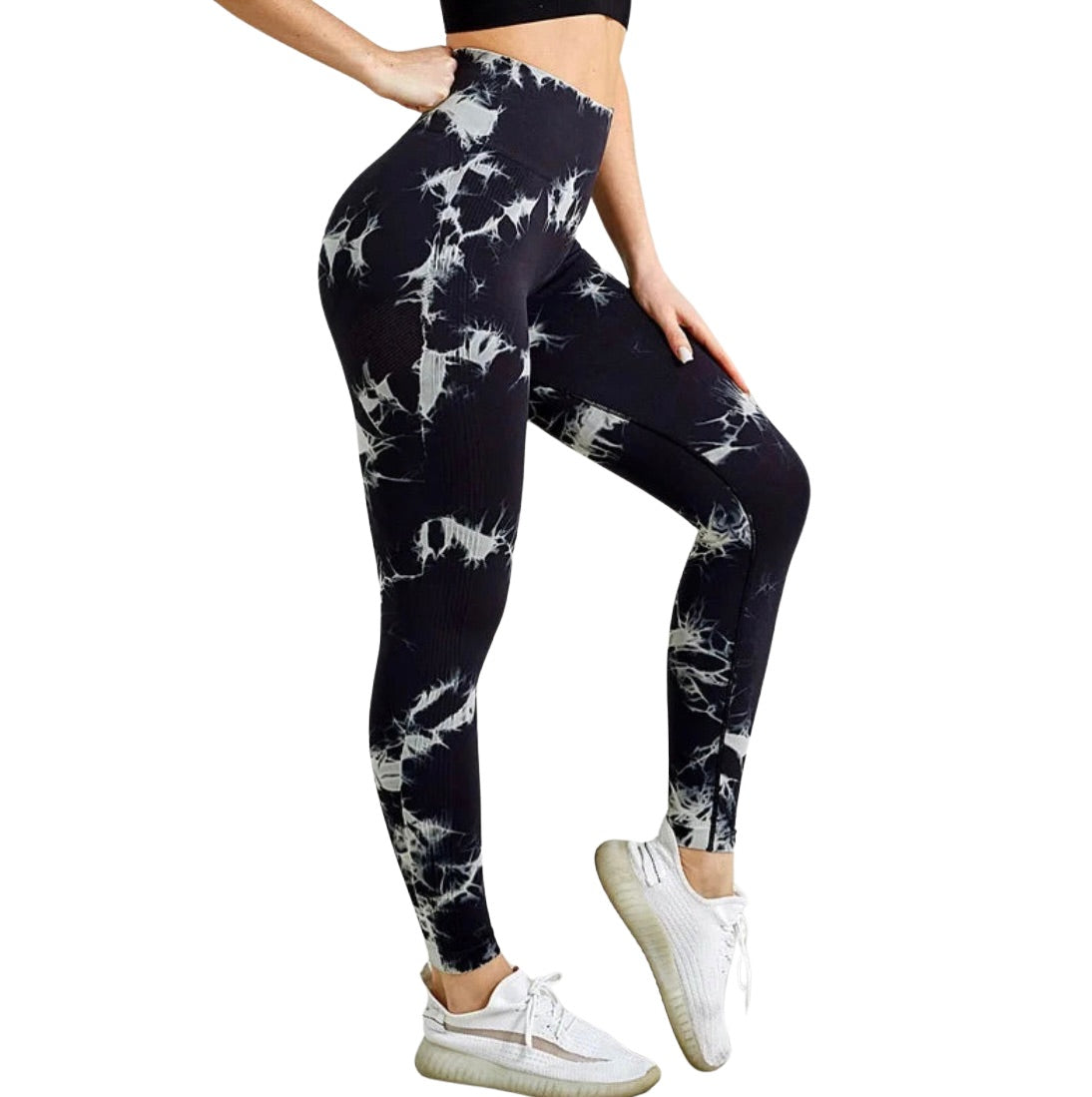 „Batik“ Nahtlose Sport und Yoga Leggings
